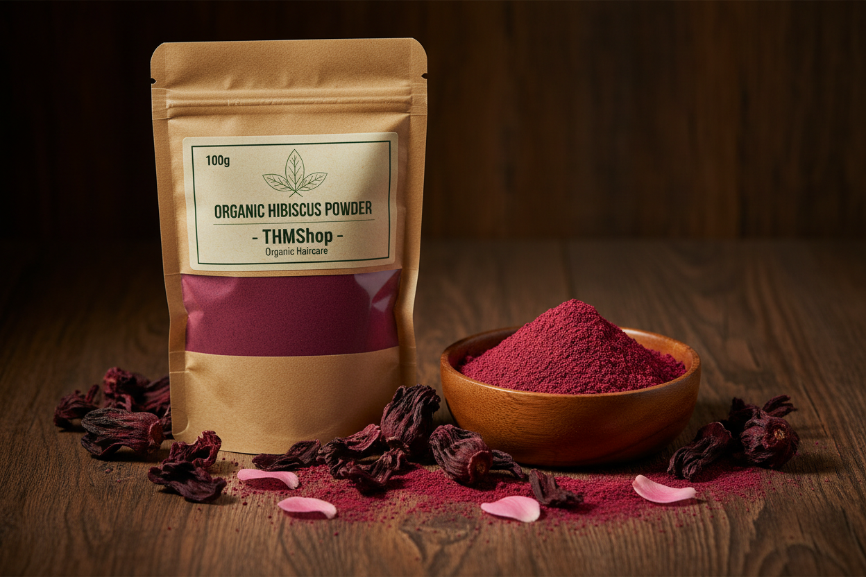 Organic Hibiscus Powder - Dark Walnut Moody Shot
