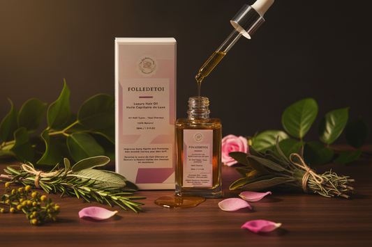 Multivitamin Hair Oil - Dark Walnut Pink Label