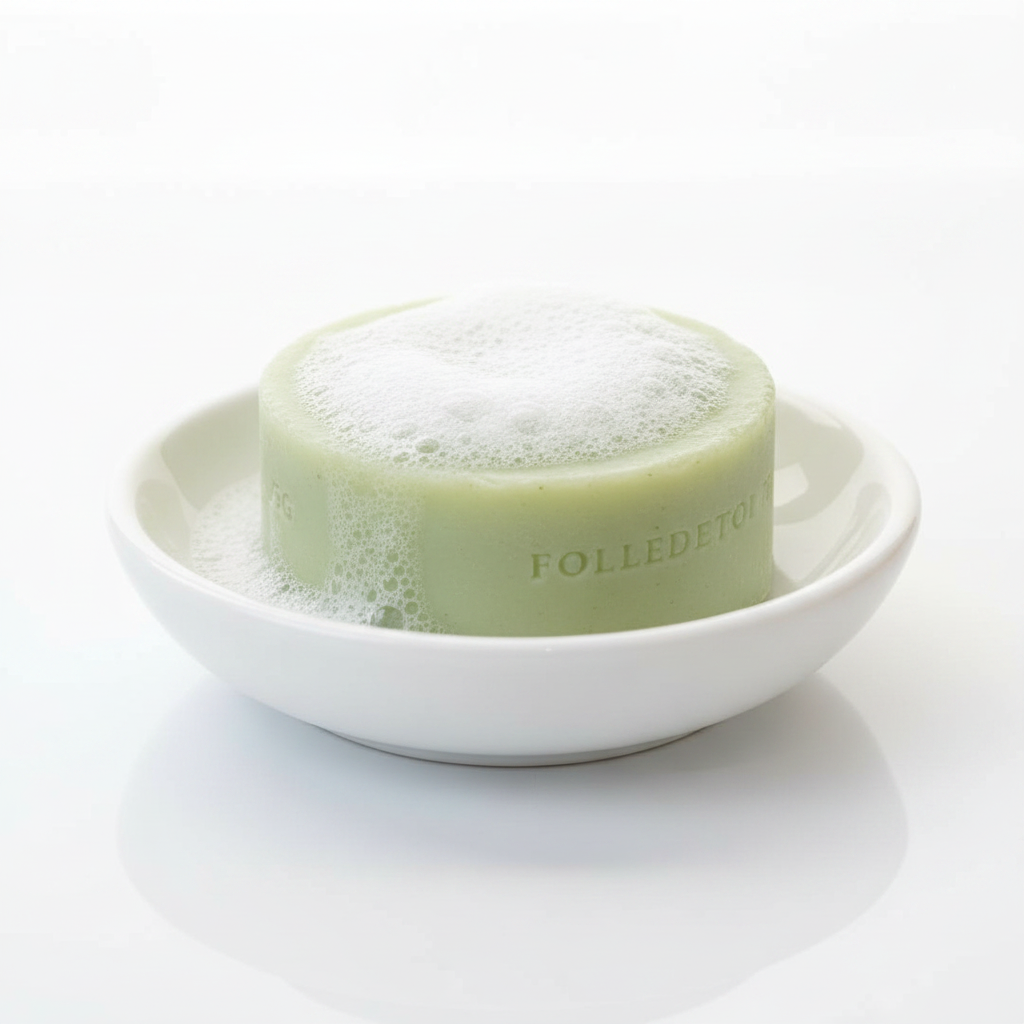 Shampoo Bar - Close-Up Round Light Green