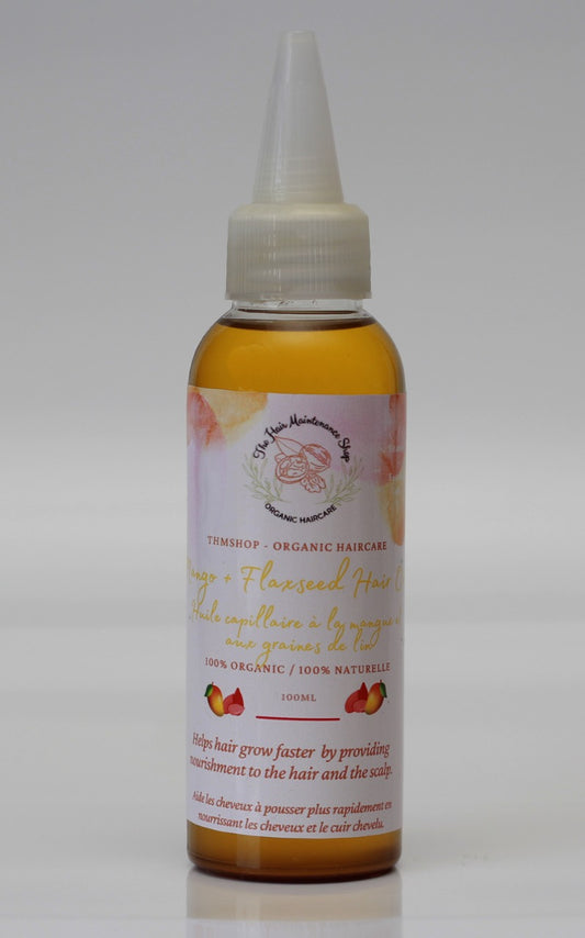 Organic Mango + Flaxseed Infused Hair Oil (100ML)