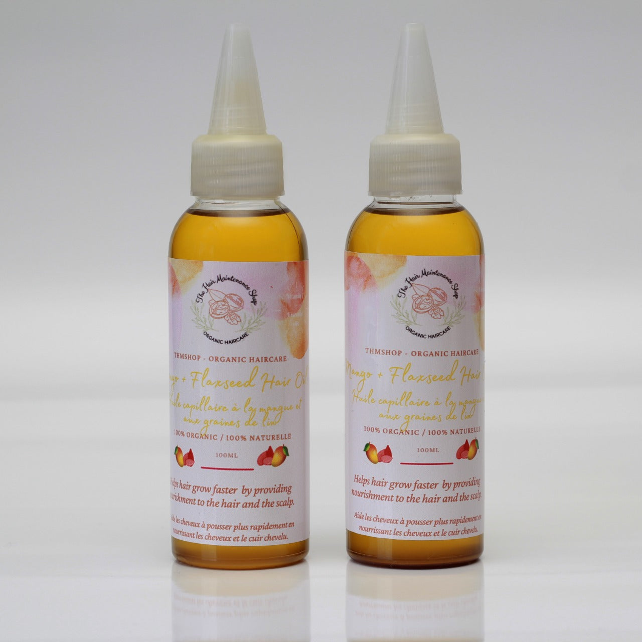 Organic Mango + Flaxseed Infused Hair Oil (100ML)